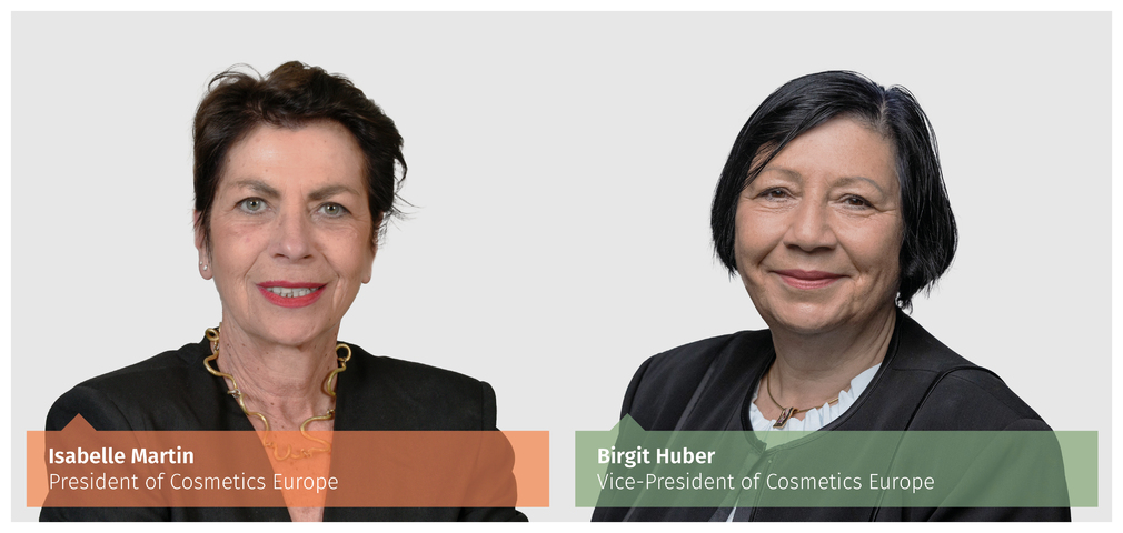 Isabelle Martin and Birgit Huber re-elected as President and Vice-President of Cosmetics Europe