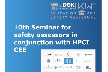 DGK/IKW’s 10th Seminar for safety assessors in cooperation with HPCI CEE