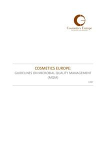 Guidelines on Microbial Quality Management, 1997